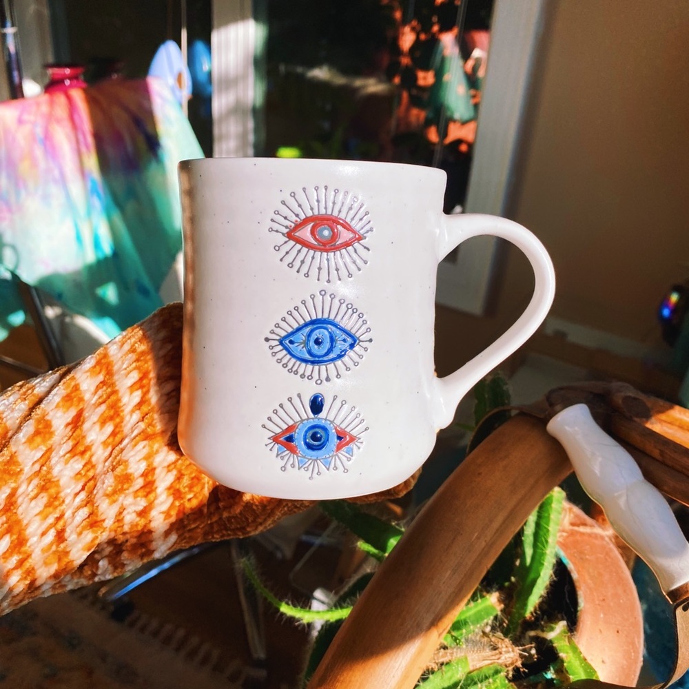 Matte Stay Wild Speckled Astrology Thurs Eye Mug🔮 - Picture 10 of 12